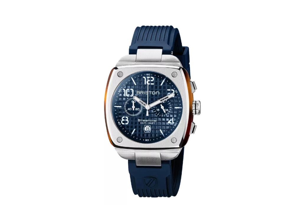 Reloj de Cuarzo Briston Streamliner Urban, Azul, 42 mm, 22142.S.T.15.RNB