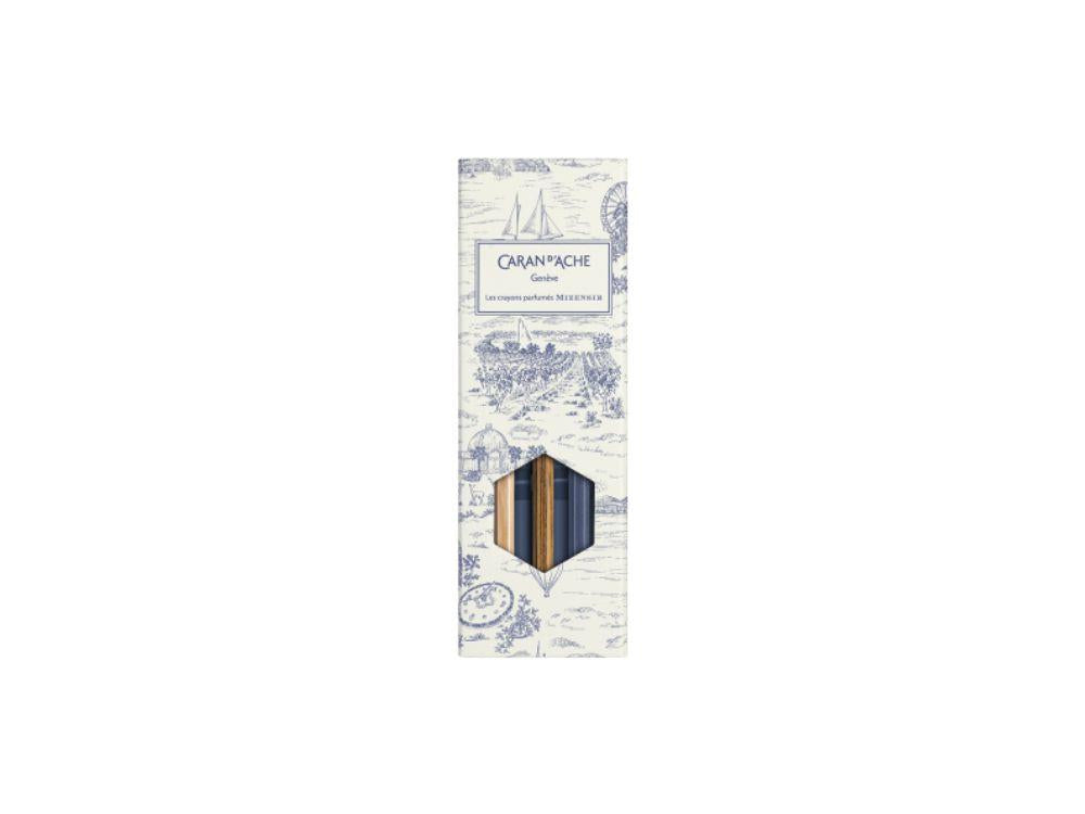 Set de lápices de grafito perfumados Caran d'Ache Toile de Jouy, CC0361.026