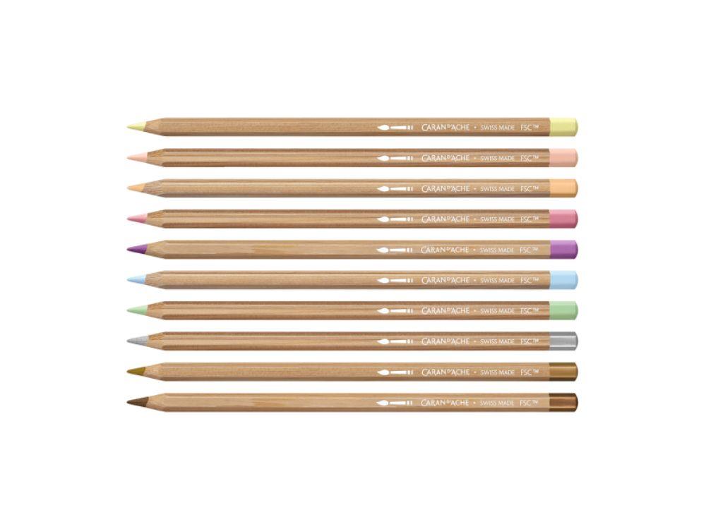 Juego de 10 lápices de colores Caran d'Ache Toile de Jouy, CC3888.026