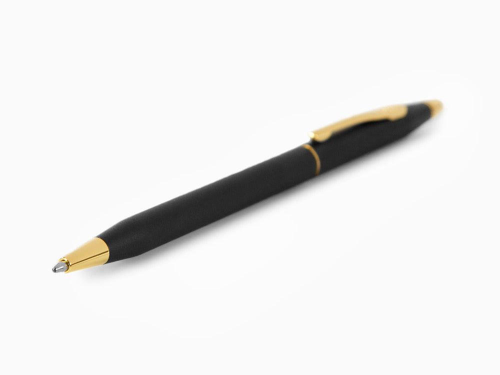 Bolígrafo Cross Classic Century, Adornos en Oro 23K, Negro, 2502