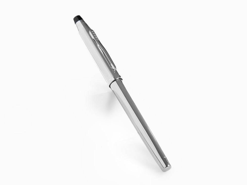 Pluma Estilográfica Cross Century II, Cromo, Plata, Adornos Cromados