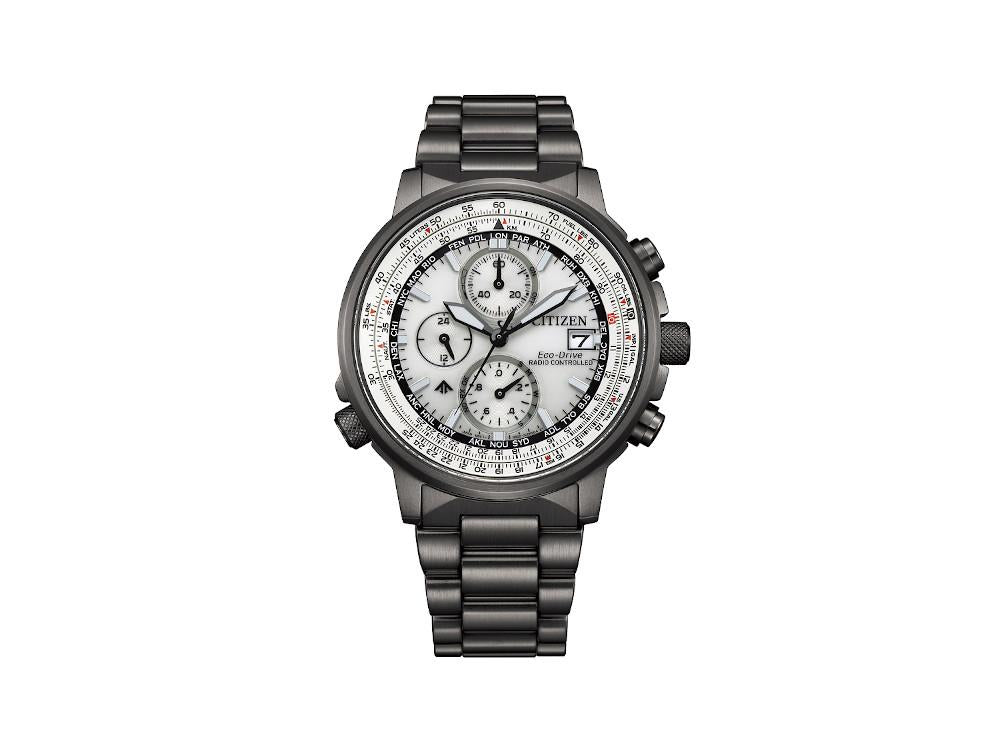 Reloj de Cuarzo Citizen Radio Controlled H800, 41 mm, Blanco, 20 atm, AT8304-57A