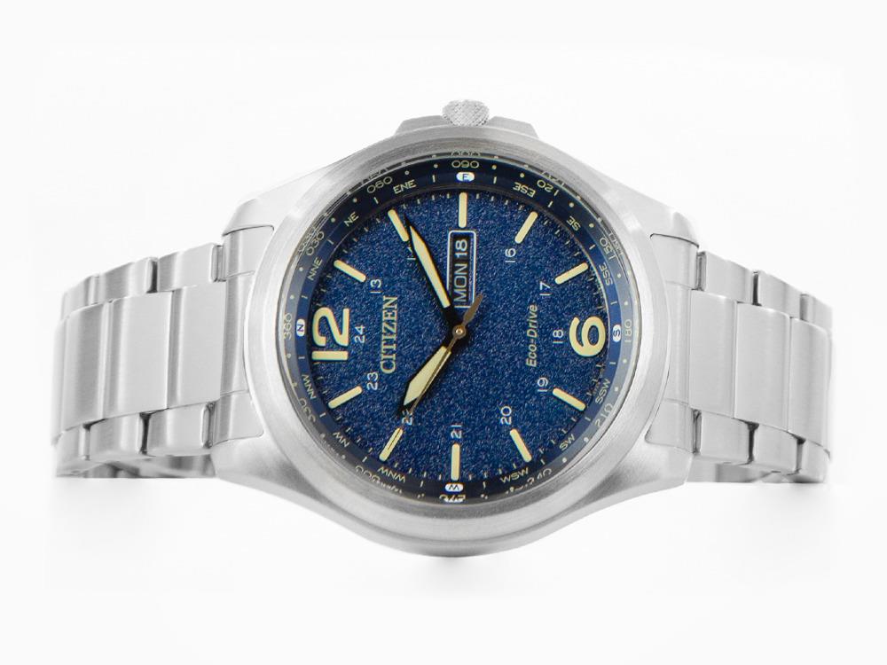 Reloj de Cuarzo Citizen OF Eco Drive J800, Azul, 44 mm, 10 atm, AW0110-82L