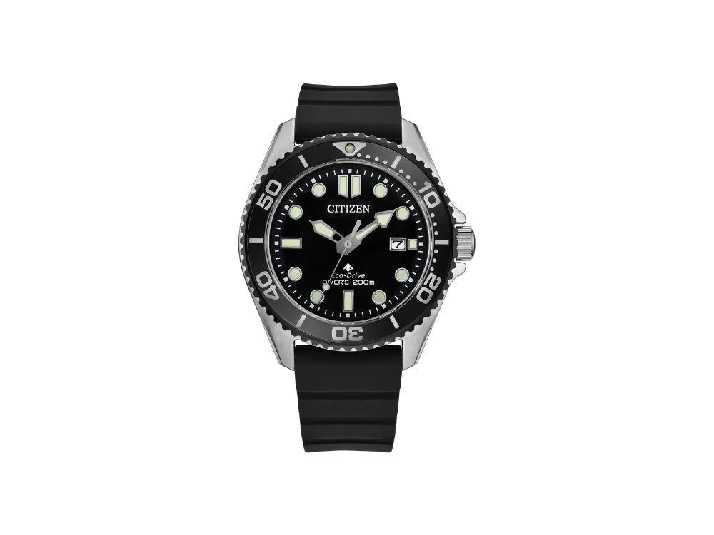 Reloj de Cuarzo Citizen Promaster, 40.5 mm, Negro, 20 atm, BN0266-07E