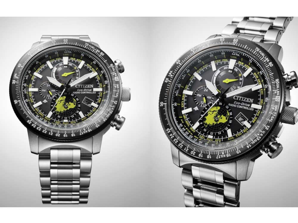 Reloj de Cuarzo Citizen Radio Controlled, H864, 46 mm, Negro, BY3006-53E