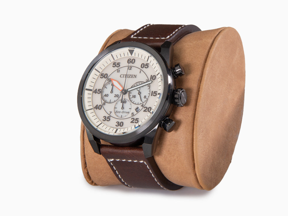 Reloj de Cuarzo Citizen OF, Eco Drive B620, 45 mm, Correa de piel, CA4215-04W