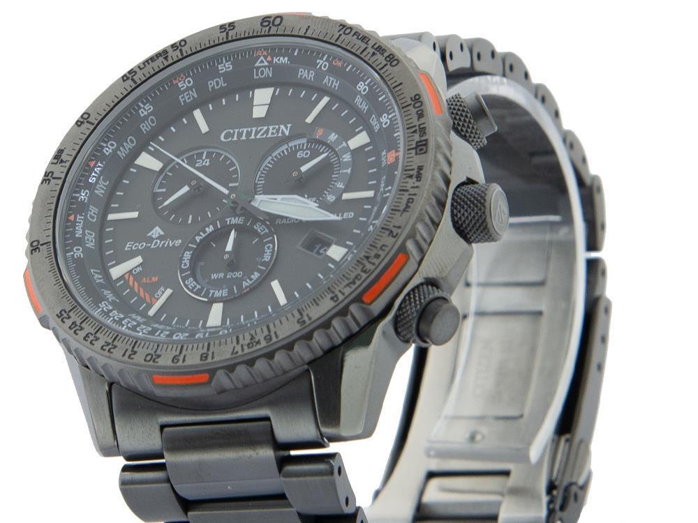 Reloj de Cuarzo Citizen Radio Controlled, ECO DRIVE, 45 mm, Negro, CB5007-51H