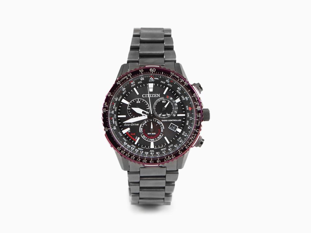 Reloj de Cuarzo Citizen Promaster Pilot, 40.9 mm, Negro, 20 atm, CB5009-55E