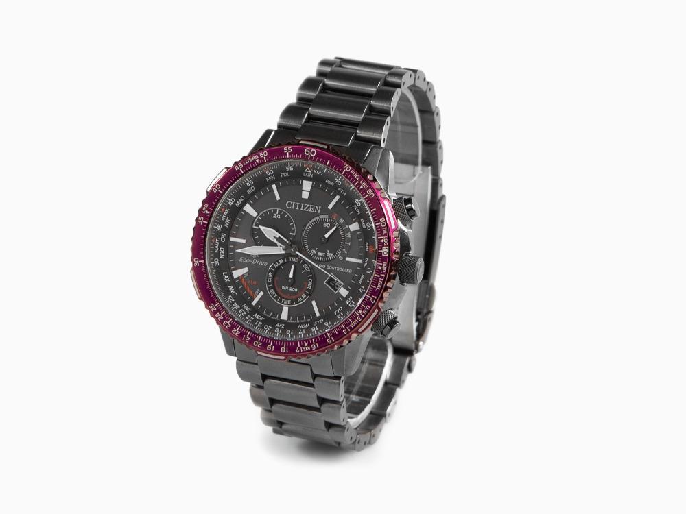 Reloj de Cuarzo Citizen Promaster Pilot, 40.9 mm, Negro, 20 atm, CB5009-55E