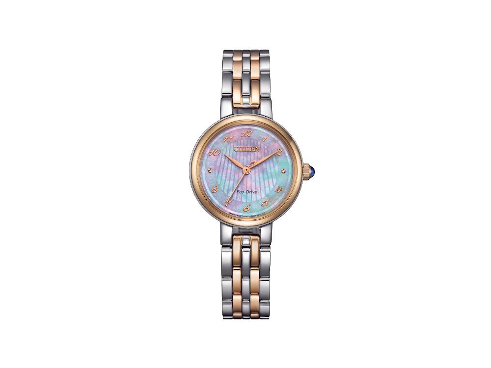 Reloj de Cuarzo Citizen Lady, Eco Drive E031, 27.7 mm, Rosa, EM0996-84Y