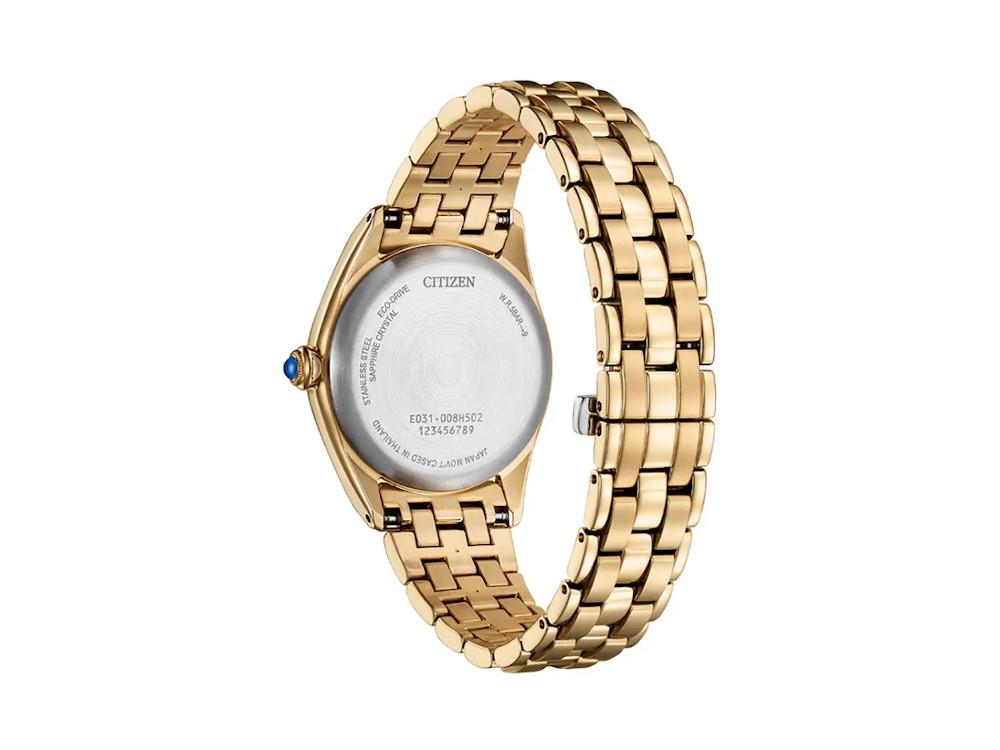 Reloj de Cuarzo Citizen Lady, Eco Drive E031, 33 mm, Marrón, EM1143-81Z