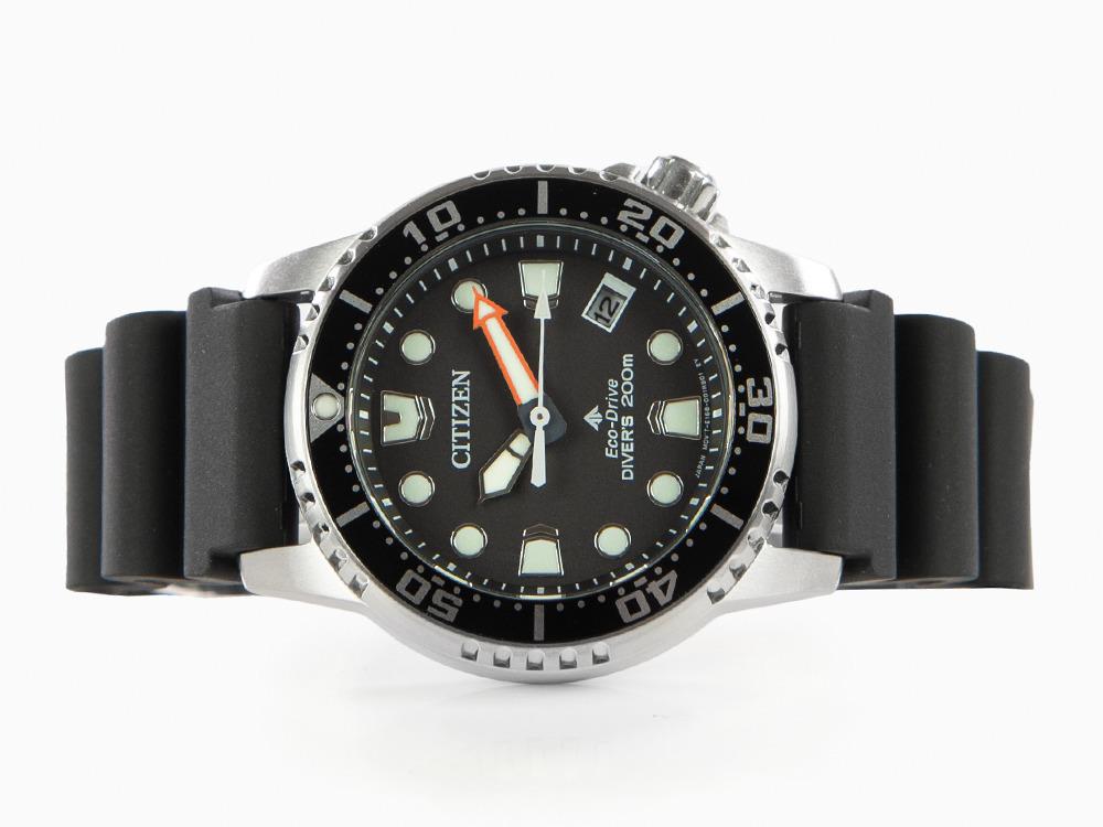 Reloj de Cuarzo Citizen Promaster Aqualand I, 36.5 mm, Negro, 20 atm, EO2020-08E