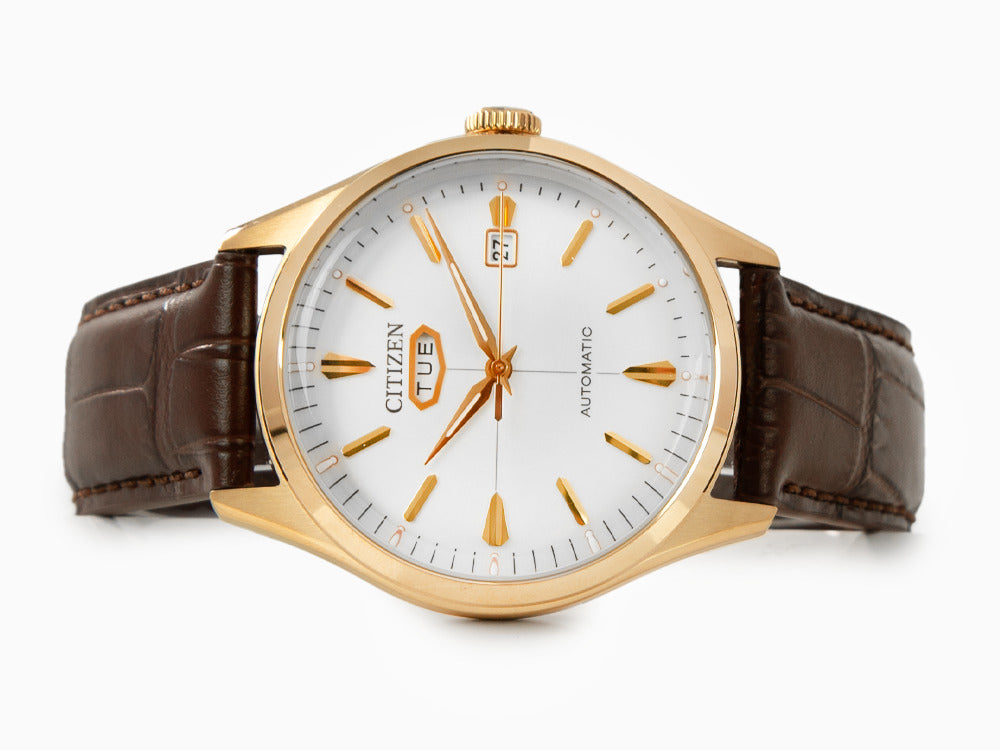 Reloj Automático Citizen C7, Citizen 8200, 40.2 mm, Blanco, 5 atm , NH8393-05A