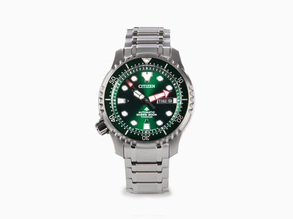 Reloj Automático ST Citizen Promaster, Supertitanium, Verde, 42 mm, NY0100-50X