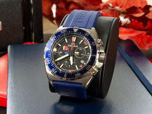 Reloj de Cuarzo Delma Racing Oceanmaster, Crono, Negro, 44 mm, 41501.678.6.048