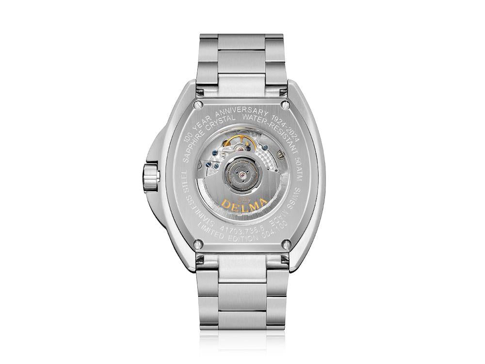 Reloj Automático Delma Shell Star Big Date, Azul, 44 mm, 41703.736.6.041