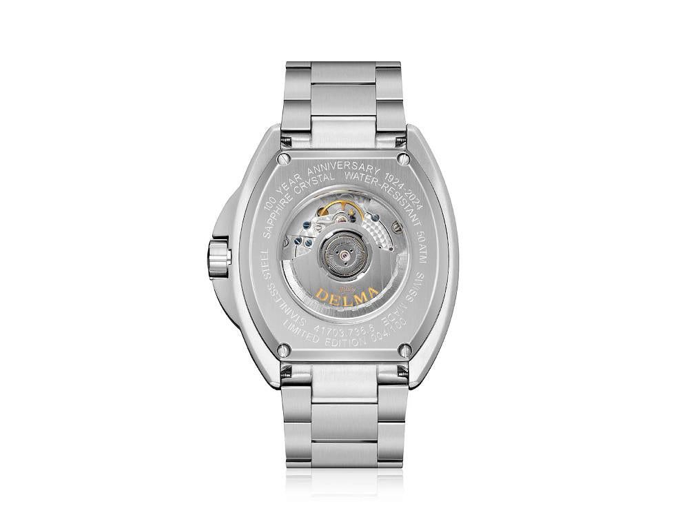 Reloj Automático Delma Shell Star Big Date, Marrón, 44 mm, 41703.736.6.091