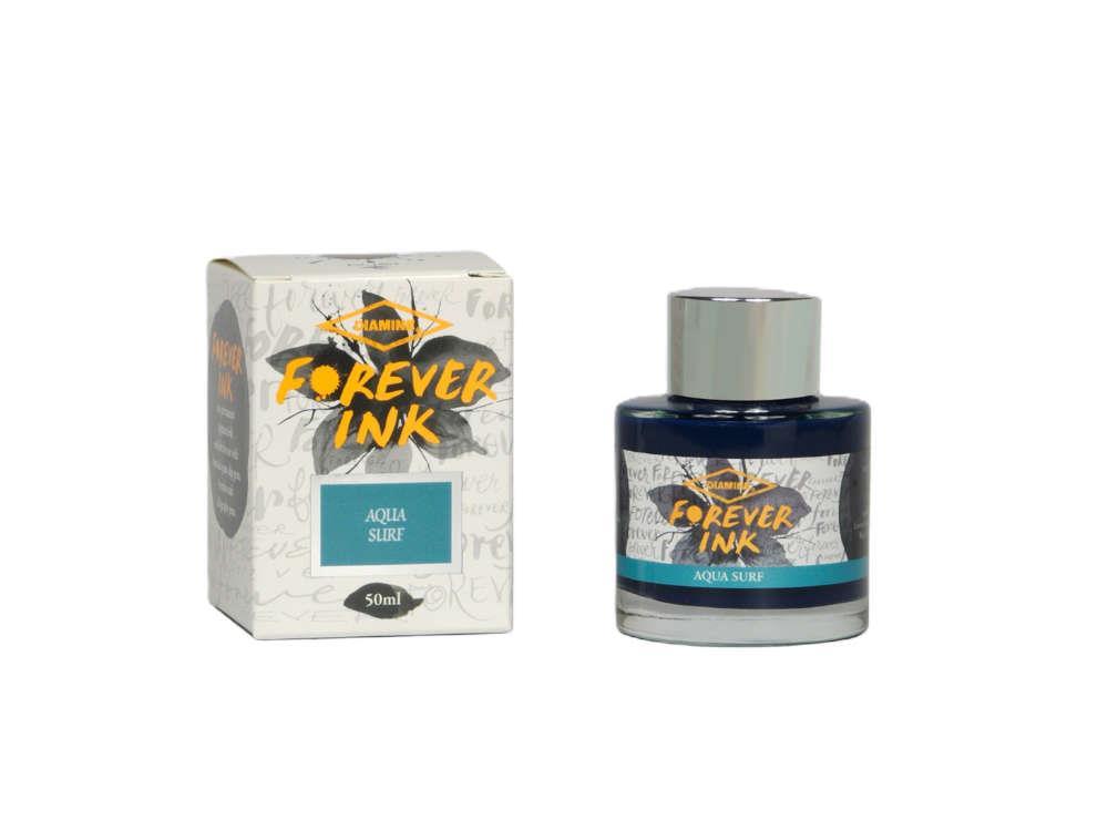 Tintero Diamine Forever Ink Collection-Tinta Permanente Aqua Surf, Turquesa
