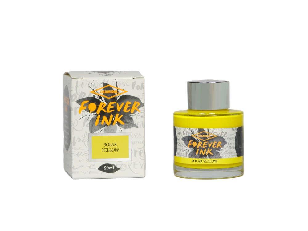 Tintero Diamine Forever Ink Collection -Tinta Permanente Solar Yellow, Amarillo