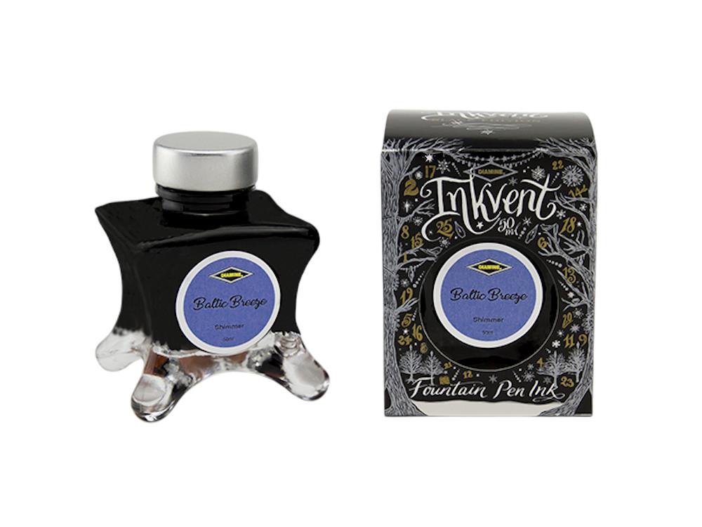 Tintero Diamine Ink Vent Black Shimmer Baltic Breeze, 50ml, Azul, Cristal