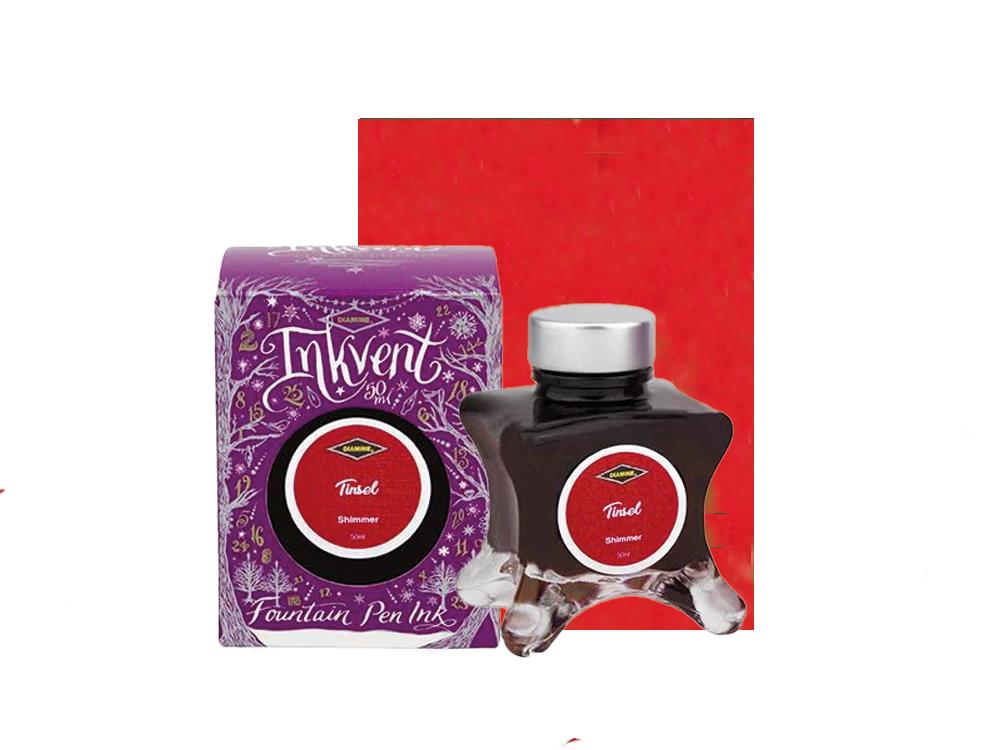 Tintero Diamine Tinsel Ink Vent Purple, 50ml, Shimmer, Rojo