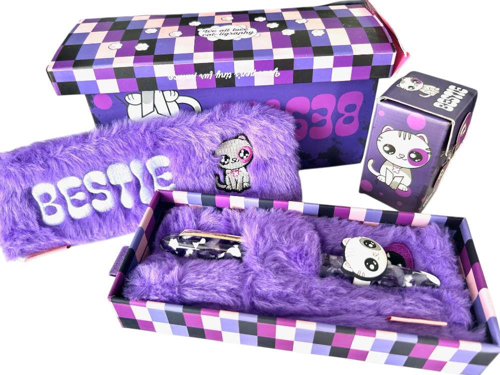 Set Pluma Estilográfica Esterbrook Estie Bestie Sugar Plum Purple, EBSP