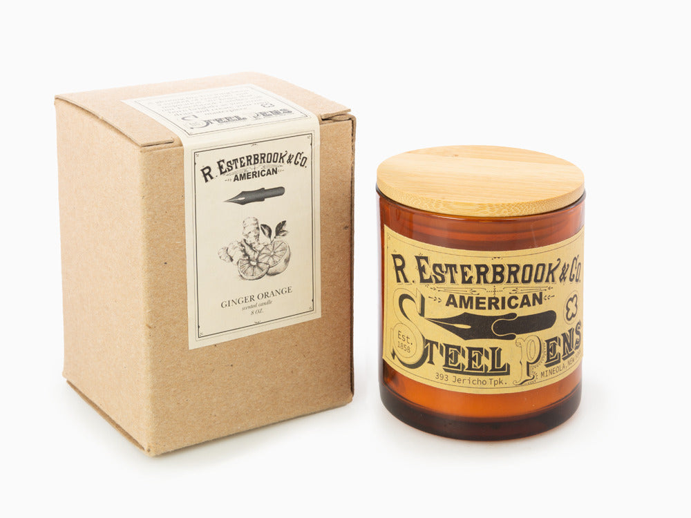 Tintero Esterbrook, Naranja, Cristal, ECANDLE-GO