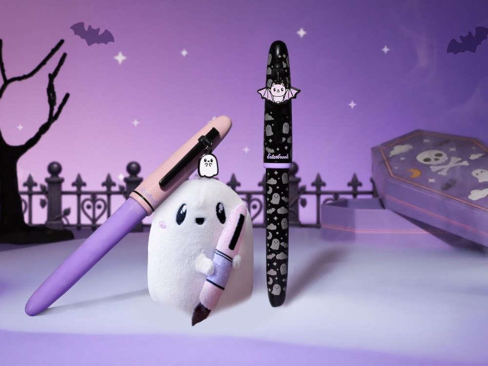 Pluma Estilográfica Esterbrook Pastel Halloween Sweetly Haunted with Bat