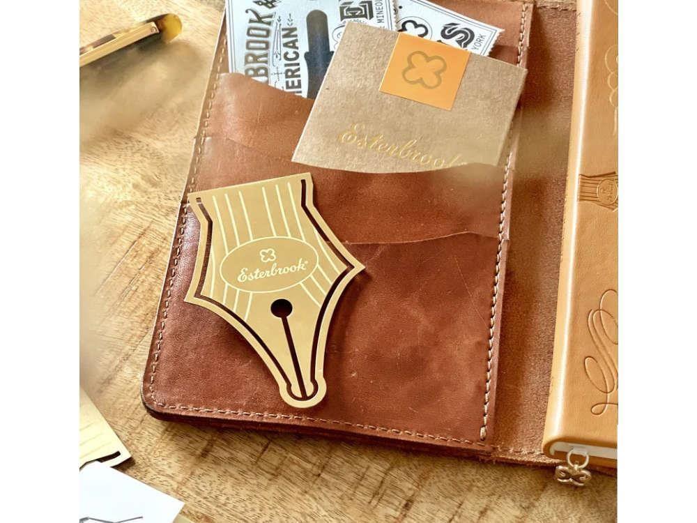 Clip Esterbrook, Dorado, NIB-BOOKMARK