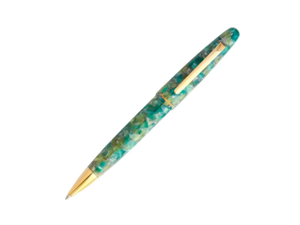 Bolígrafo Esterbrook Estie Sea Glass, Resina, PVD Oro, ESG819