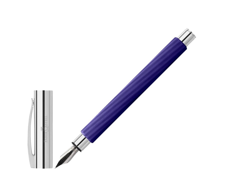Pluma Estilográfica Faber-Castell Ambition Midnight Mauve, Resina 147780