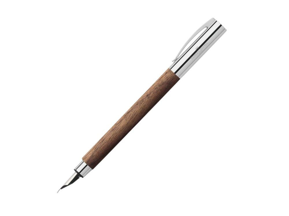 Pluma Estilográfica Faber-Castell Ambition Nogal, Madera, Metal, 148580