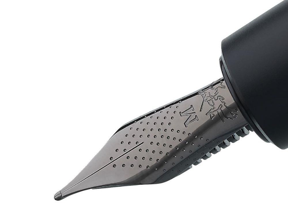 Estilográfica Faber-Castell E-Motion Pure Black, Negro mate, 148620