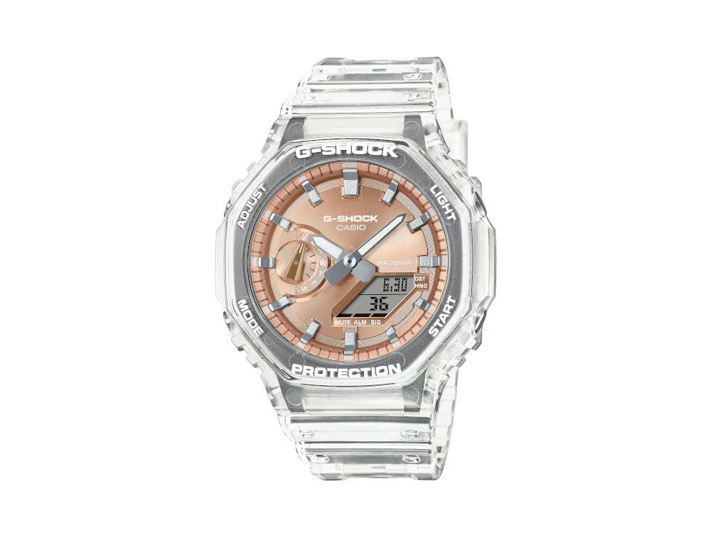 Reloj de Cuarzo G-SHOCK Casio Classic Bright Metallic, Oro rosa, GA-2100BM-7A5ER