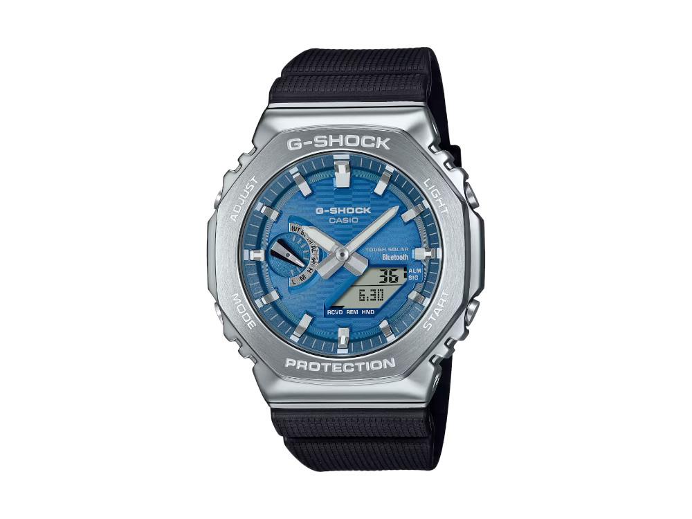 Reloj de Cuarzo G-SHOCK Casio G-Steel, Azul, 49.3mm × 44.4mm, GBM-2100A-2BER