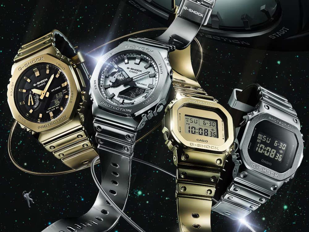 Reloj de Cuarzo G-SHOCK Casio G-Steel, Plata, 49.3mm × 44.4mm, GM-2100YM-8AER