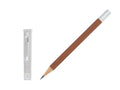 Lápiz Perfecto Graf von Faber-Castell, Madera de cedro, Adornos en Plata 925