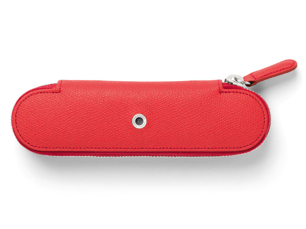 Estuche Graf von Faber-Castell Epsom Accesorios, Piel, Cremallera, Rojo, 118676