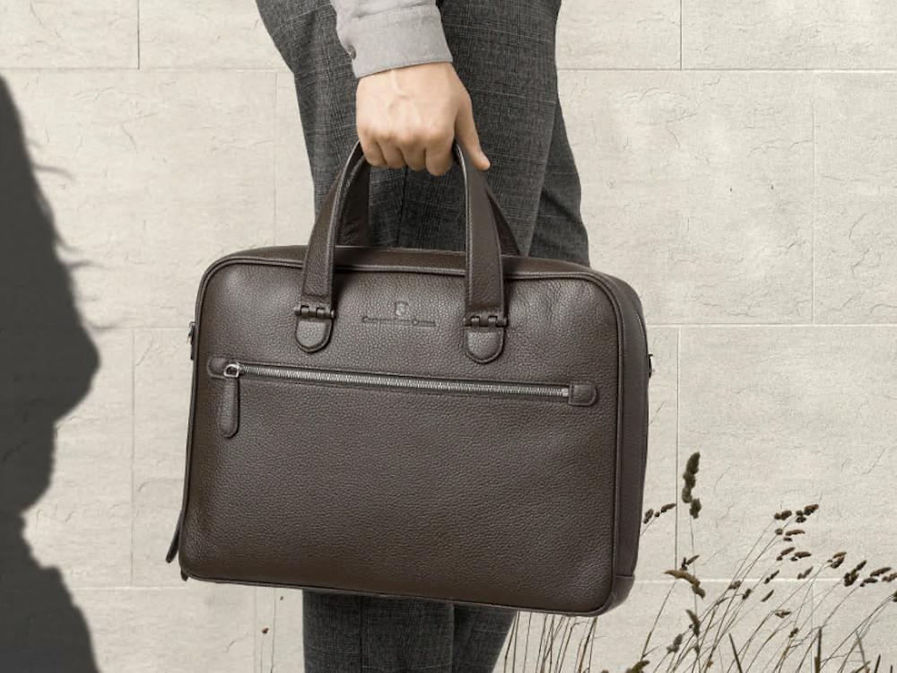 Portadocumentos Graf von Faber-Castell Cashmere, Piel, Marrón, 118684