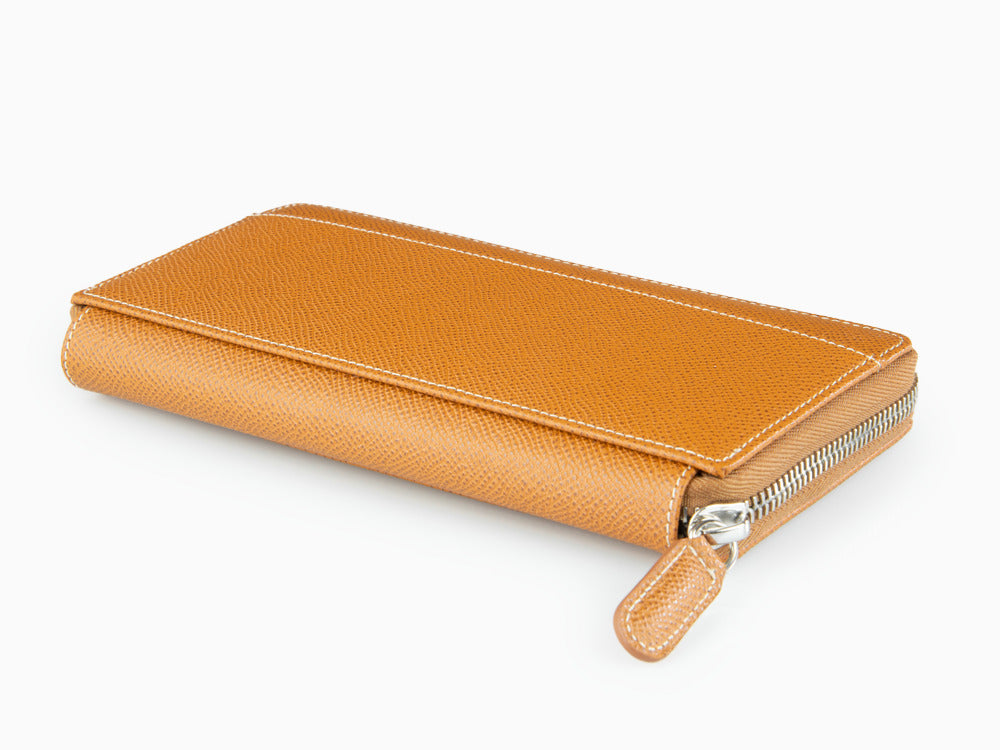 Cartera Graf von Faber-Castell Epsom, Coñac, Piel, 14 Tarjetas, 118962