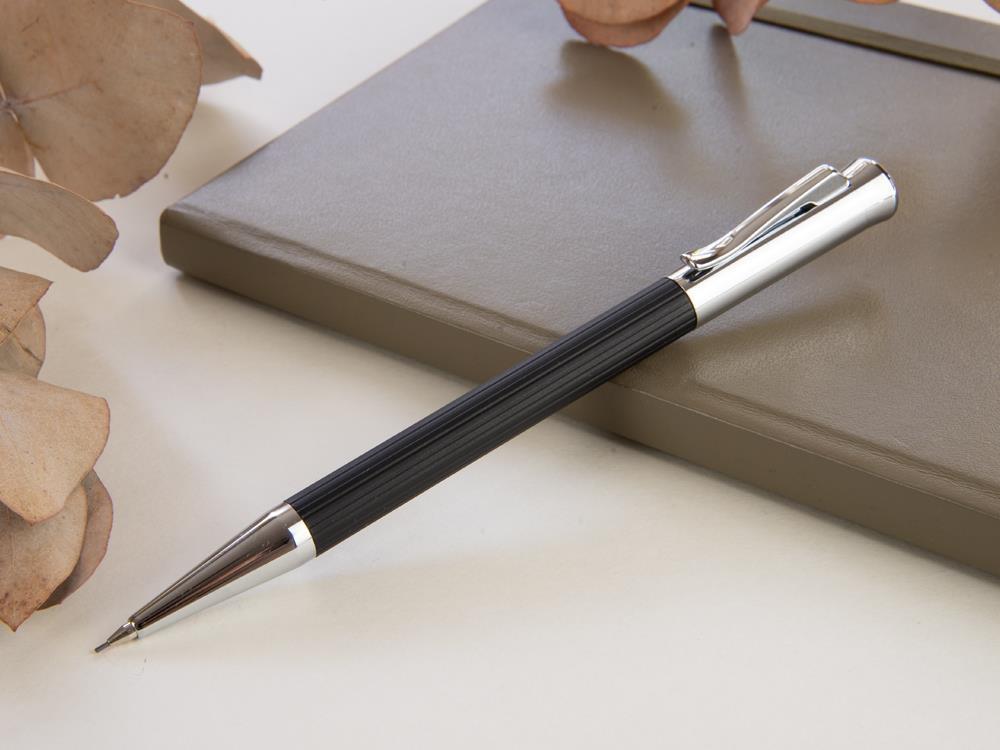 Portaminas Graf von Faber-Castell Tamitio, Metal, Acanalado, Negro, 131580