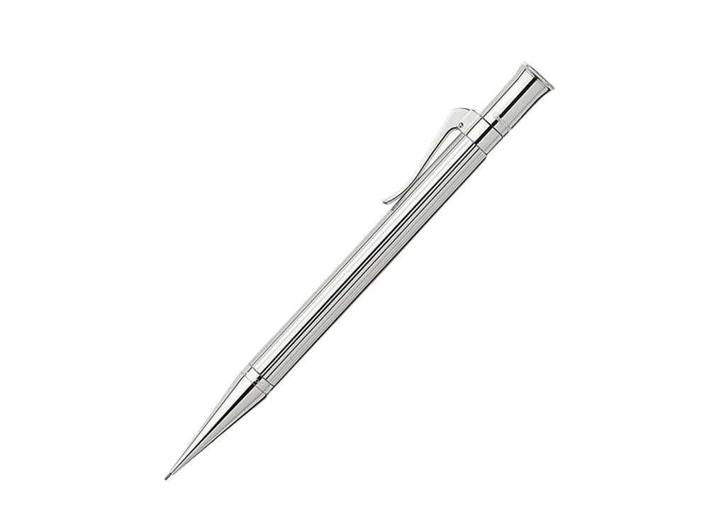 Portaminas Graf von Faber-Castell Classic, Adornos en platino, 0.7 mm