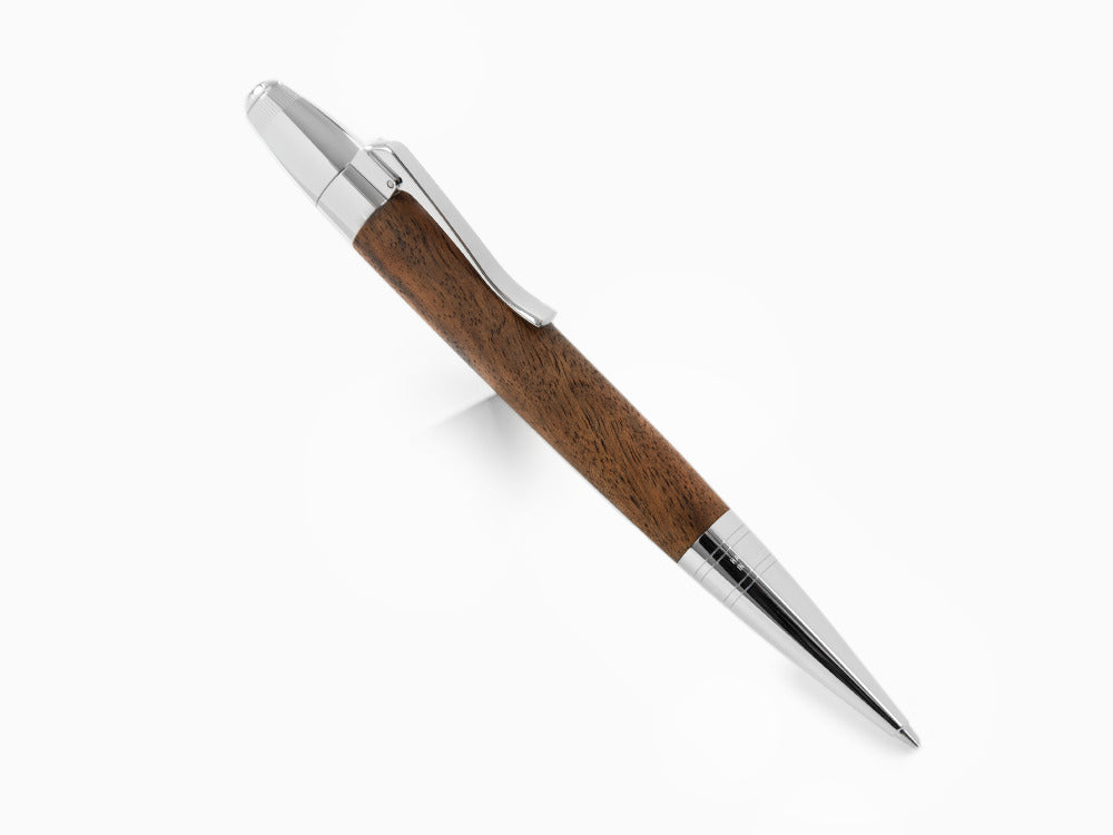 Portaminas Graf von Faber-Castell Magnum, Madera de nogal, Platino, 136387