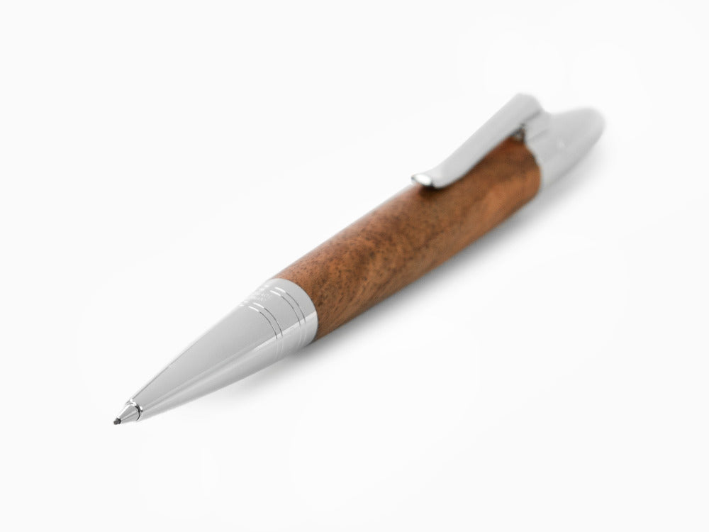 Portaminas Graf von Faber-Castell Magnum, Madera de nogal, Platino, 136387
