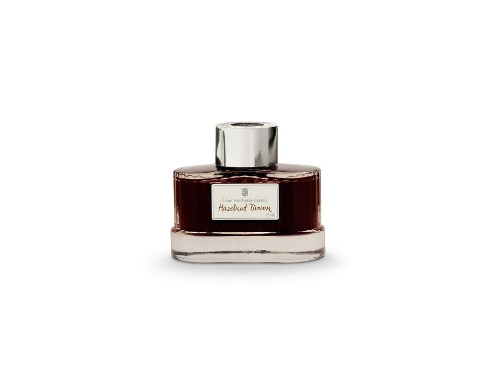Tintero Graf von Faber-Castell Marrón Avellana, 75ml.