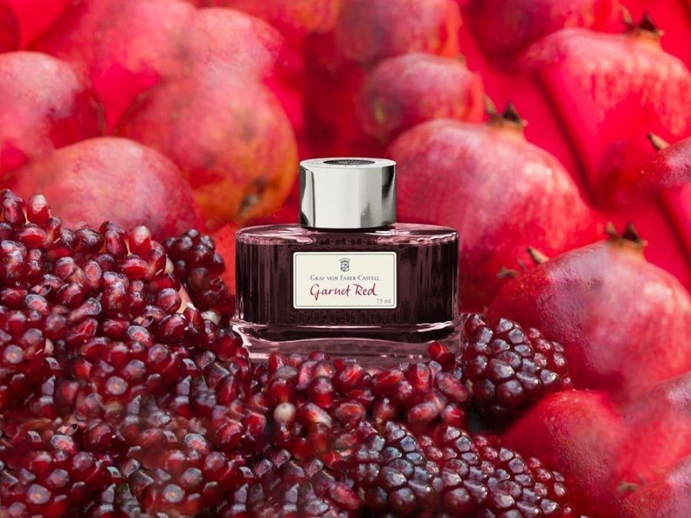 Tintero Graf von Faber-Castell Garnet Red, 75ml