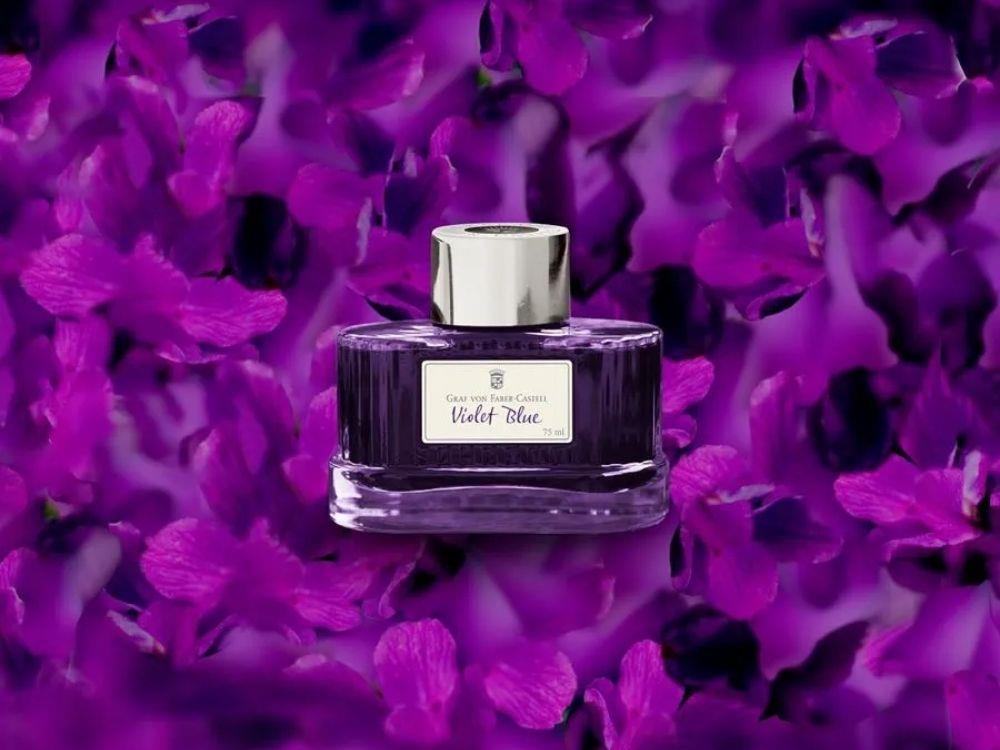 Tintero Graf von Faber-Castell Violeta Azulado, 75ml