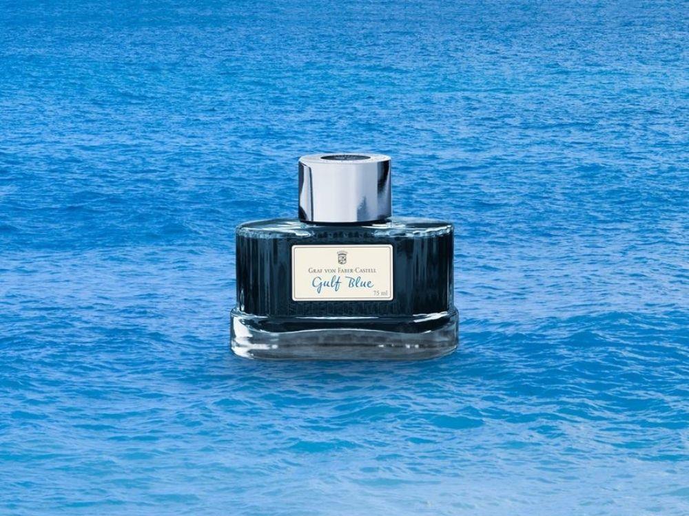 Tintero Graf von Faber-Castell Gulf Blue, 75ml., 141018