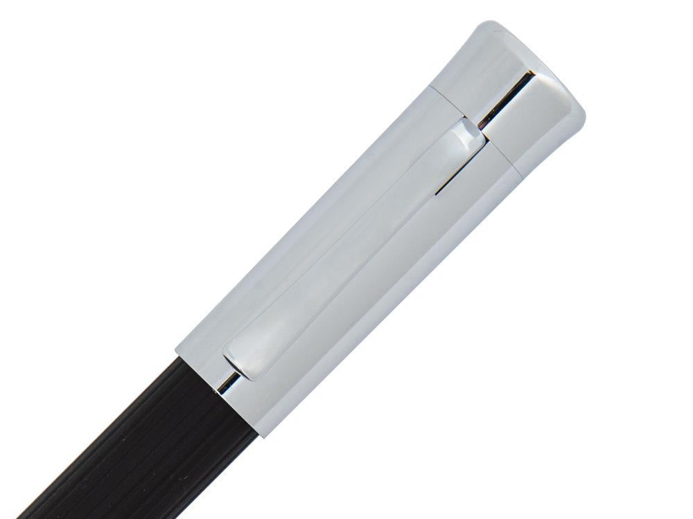 Estilográfica Graf von Faber-Castell Tamitio, Metal, Acanalado, Negro