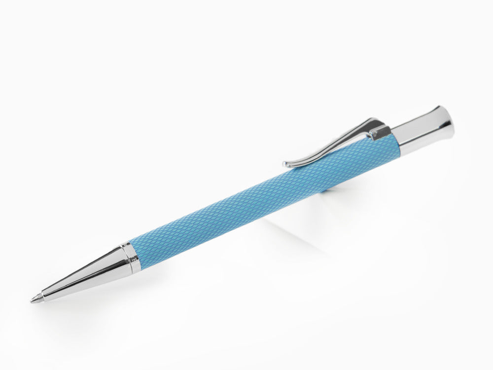 Bolígrafo Graf von Faber-Castell Guilloche Gulf Blue, Resina preciosa, 145265